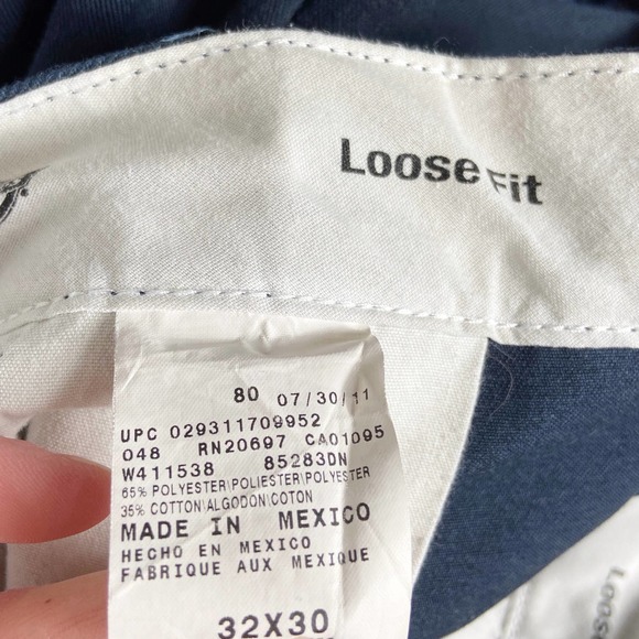 Dickies Loose Fit Mens Pants Carpenter Cargo Pocket Navy Blue Size 32 x 30 - Picture 4 of 9